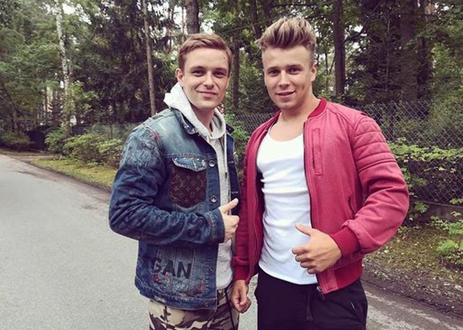 Barwy szczęścia po wakacjach 2018. Hubert (Marek Molak), Patryk (Konrad Skolimowski)