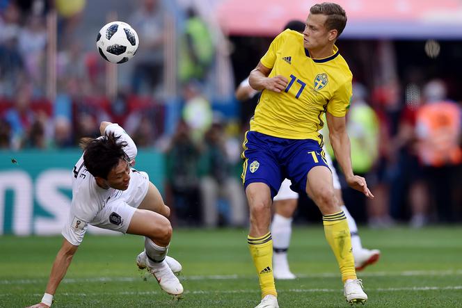 Viktor Claesson zdobył jedną z bramek dla Szwedów w marcowym meczu z Norwegią (3:3).