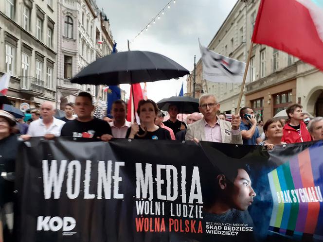 Lex TVN - Protest w Łodzi
