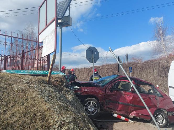 Wypadek na feralnym skrzyżowaniu w Ambrożowie