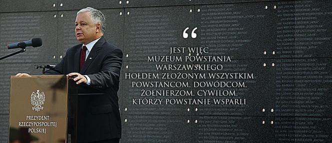Historyczne przemówienie Lecha Kaczyńskieg