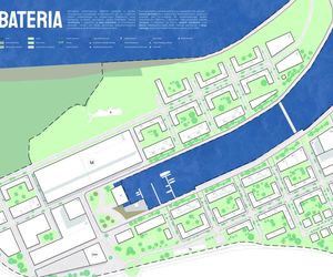 Projekty zabudowy przy ujściu Martwej Wisły