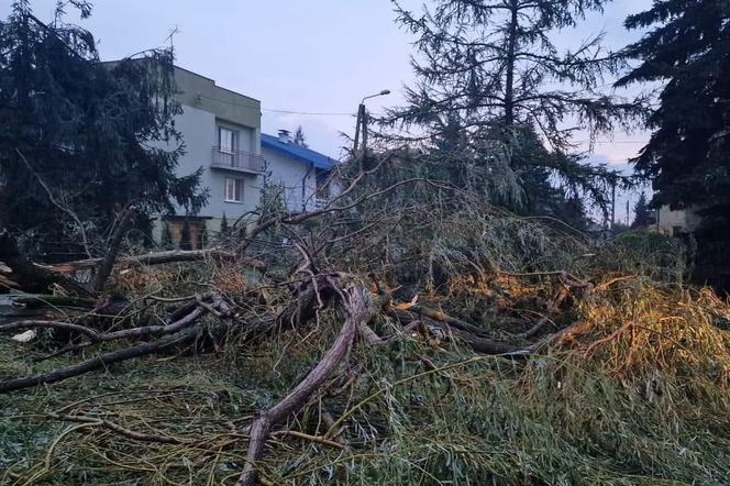 Potężne burze z gradem przeszły przez Tarnów i powiat tarnowski