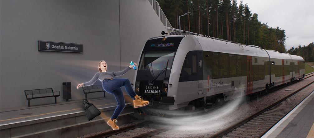 Bawiła się telefonem.Rozjechał ją pociąg