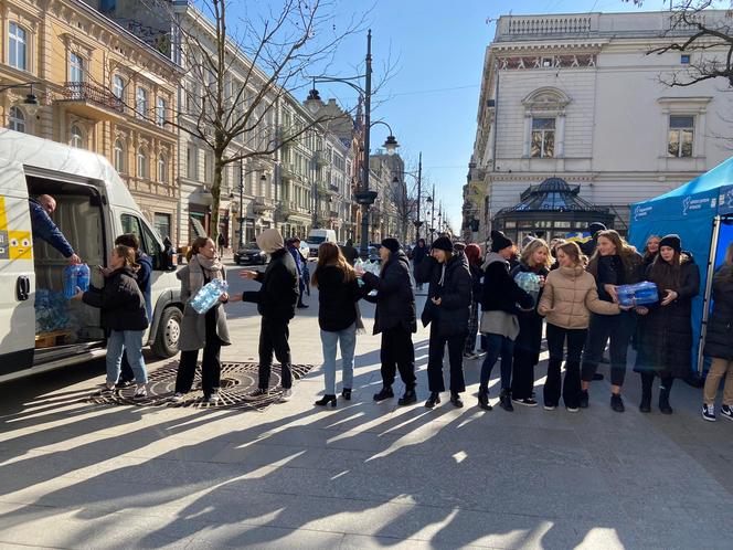 Łodzianie okazali olbrzymią solidarność z uciekającymi przed wojną 