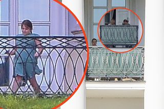 Pierwszy weekend w Belwederze. Kasia bawiła się pod czujnym okiem SOP. Pierwsza dama na luzie [ZDJĘCIA]