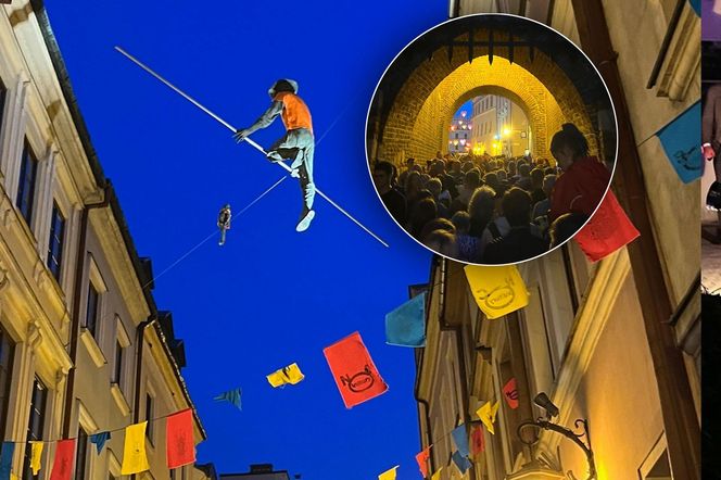 Nocy Kultury w Lublinie. Deszcz nikomu nie przeszkadzał