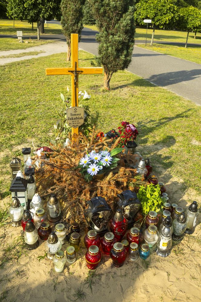 Tomasz Jakubiak - tak wygląda jego grób