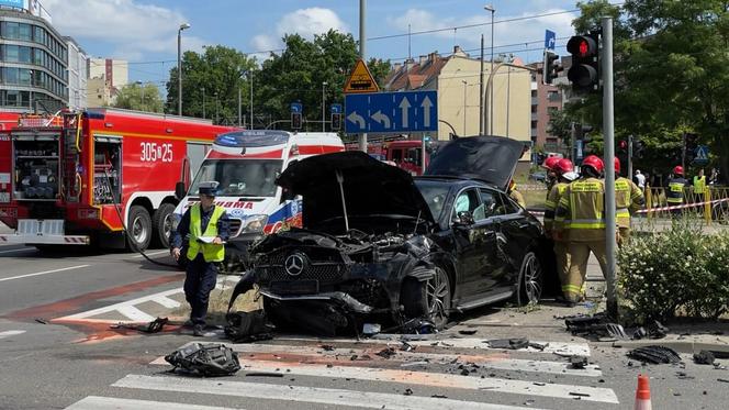 Wypadek na pl. Szyrockiego w Szczecinie