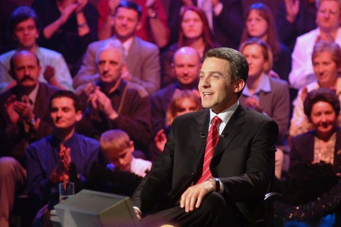 Hubert Urbański w "Milionerach" TVN-u