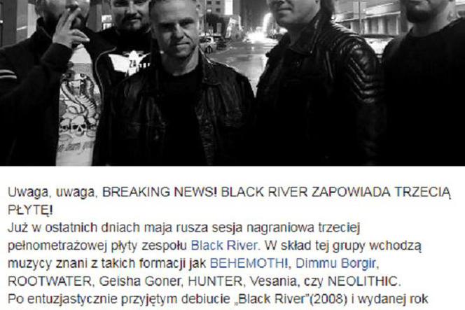 Black River powraca! Zespół muzyków Behemotha, Huntera i Rootwater ogłosił reaktywację