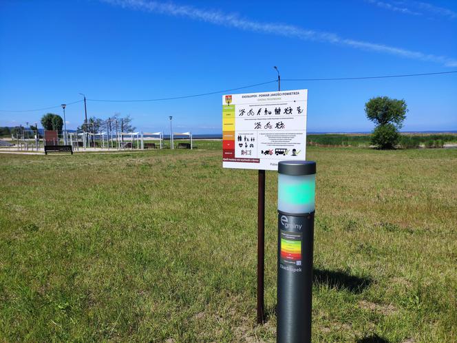 Na fromborskiej promenadzie pojawił się pierwszy eko-słupek