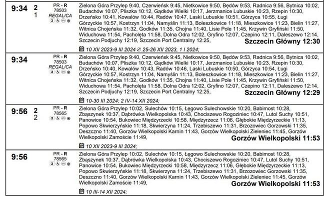 Nowy rozkład jazdy 2023/2024 PKP Intercity. Do tych miast dojedziesz szybciej z Zielonej Góry
