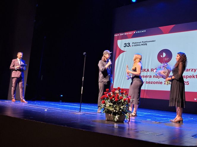 „Dzika Róża 2025” rozdana! Publiczność i dziennikarze wybrali najlepsze spektakle Teatru Żeromskiego w Kielcach