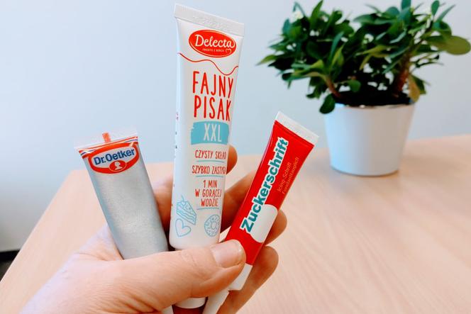 Test pisaków do zdobienia pierniczków