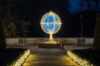 Królewski Ogród Światła - zdjęcia iluminacji w warszawskim Pałacu Wilanów