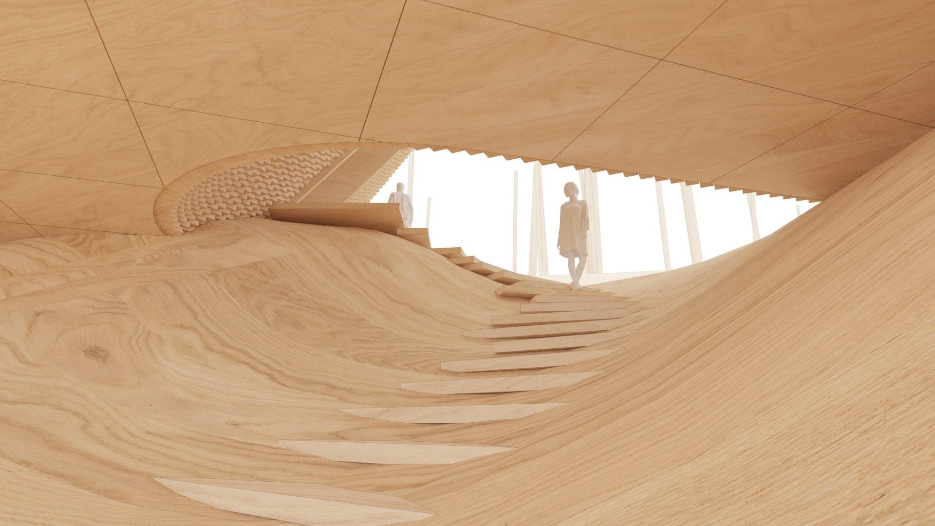 Dom z grotą, proj. BXB Studio