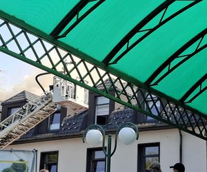 Pożar hotelu Senator w Starachowicach