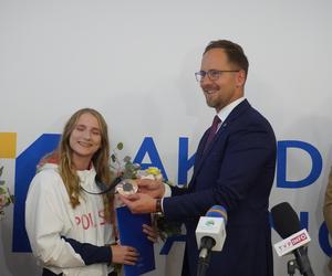 Akademia Tarnowska powitała Aleksandrę Kałucką, brązową medalistkę Igrzysk Olimpijskich w Paryżu