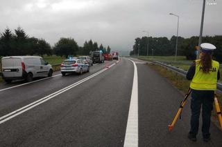 Wypadek na S1 w Żywcu. Zginęła kobieta. Jechała pod prąd