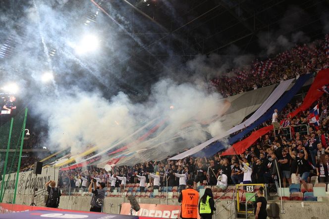 Kibice na meczu Górnik Zabrze - GKS Katowice w sobotę 21 września