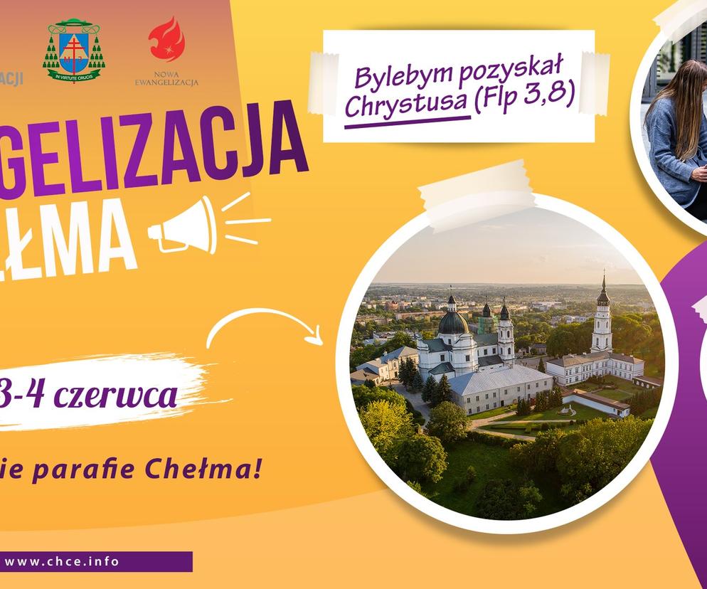 Ewangelizacja Chełma - plakat wydarzenia