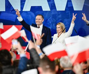 Rodzina Karola Nawrockiego na wieczorze wyborczym 