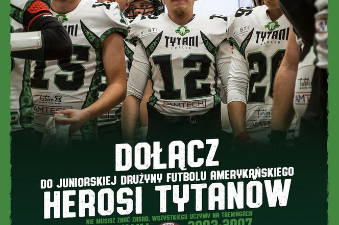 Lublin - Herosi Tytanów, futbol amerykański i nabór juniorów 