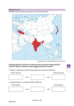 Matura geografia 2025 - arkusze CKE [NOWA FORMUŁA]