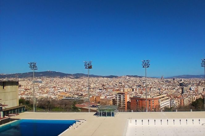 Piscina Municipal de Montjuïc w Barcelonie