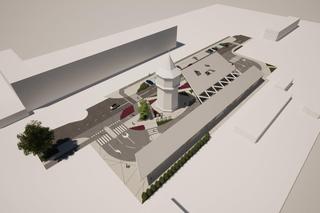 Wstępna wizualizacja projektu centrum przesiadkowego w Koninie