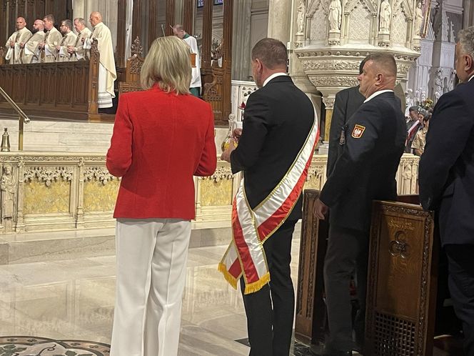 Uroczysta msza przed 88. Paradą Pułaskiego w NY