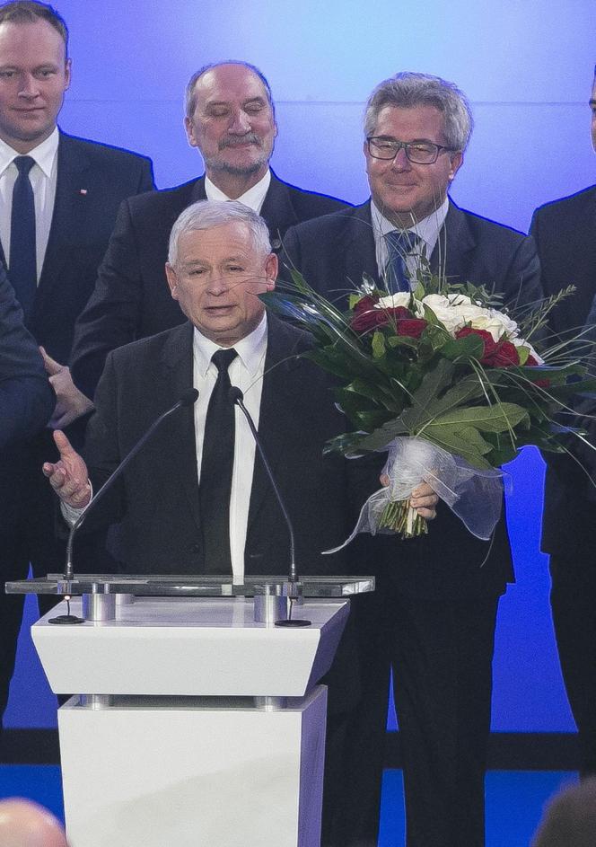 Ryszard Czarnecki i Jarosław Kaczyński 