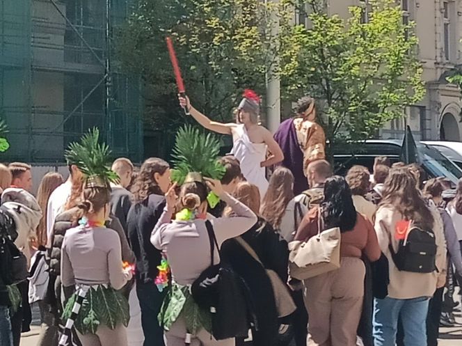 Korowód studencki rozpoczyna Juwenalia Śląskie 2025 w Katowicach