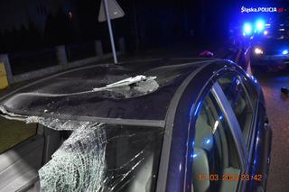 19-latek w audi śmiertelnie potrącił 45-latka. Tragedia koło Częstochowy