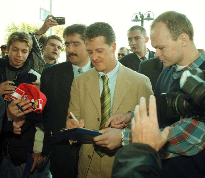 Michael Schumacher w Warszawie (1998 r.)