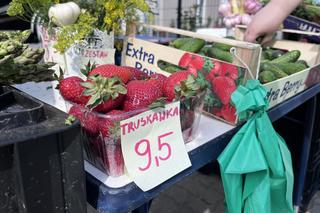 Ceny truskawek na Ryneczku Jerzego w Gorzowie