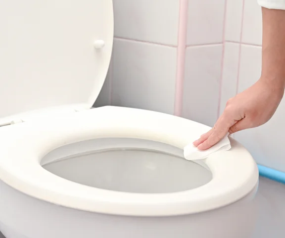 Nałóż na żółte plamy na desce sedesowej, a wybieli je w 20 minut. Deska będzie czysta jak ze sklepu
