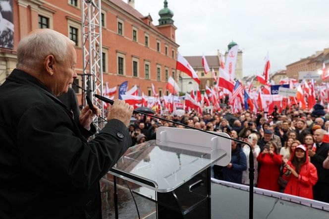 Manifestacja Prawa i Sprawiedliwości w Warszawie