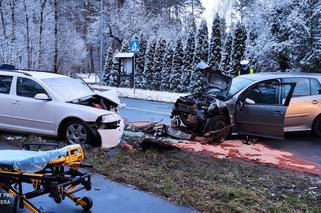 Tragiczny wypadek pod Lesznem, nie żyje roczne dziecko