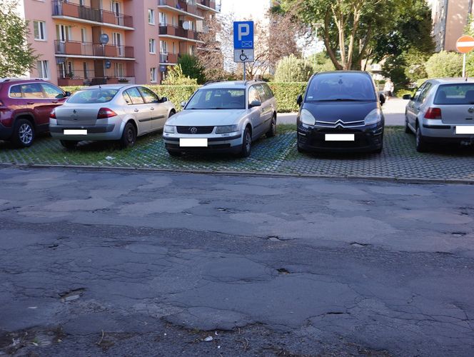 Ul. Pogodna w Lublinie przed remontem