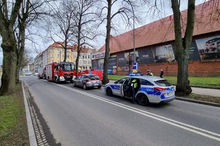 Dramat podczas egzaminu na prawo jazdy w Słupsku. Motocyklista runął na ziemię