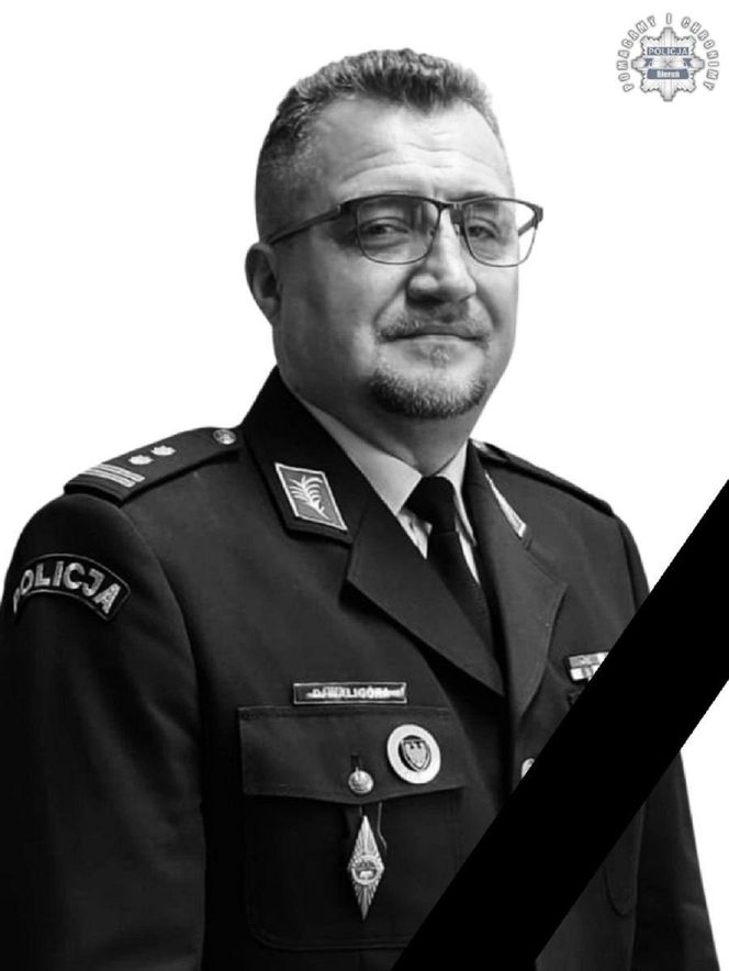 Zmarł komendant policji w Bieruniu. Młodszy inspektor Dariusz Waligóra odszedł na wieczną służbę