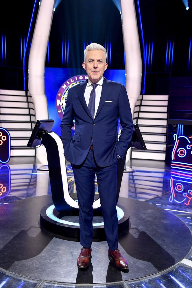 Hubert Urbański w "Milionerach" TVN-u