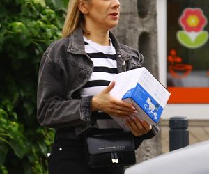 Zakupy Marty Nawrockiej pod okiem ochroniarza