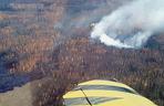 Pożar w Biebrzańskim Parku Narodowym. Zdjęcia z lotu ptaka pokazują skalę katastrofy [GALERIA]