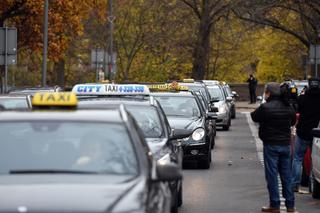 Szczecin: Protest właścicieli taxi