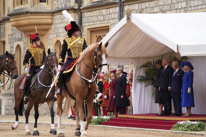 Donald Trump w Wielkiej Brytanii, spotkanie z królem Karolem III