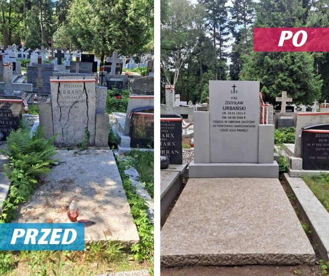 Warszawa. Groby uczestników Powstania Warszawskiego - Zdzisław Urbański