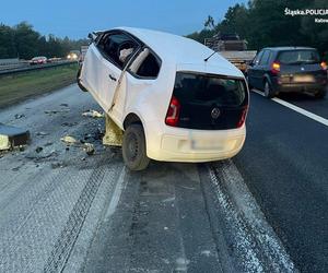 Wypadek na A4 w Katowicach